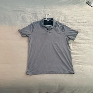 Abercrombie air knit polo stripes size L